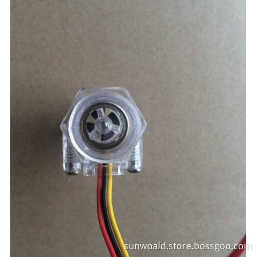 1/2" Magnetic plastic water liquid flow sensor for water heater